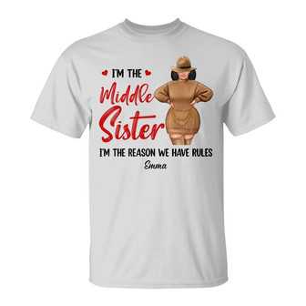 Personalized Friends Sisters T Shirt - Thegiftio UK