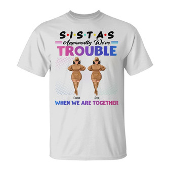 Personalized Friends Sisters T Shirt - Thegiftio UK