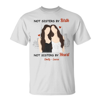 Personalized Friends Sisters T Shirt - Thegiftio UK