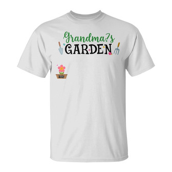 Personalized Garden of Mom Grandma T Shirt - Thegiftio UK