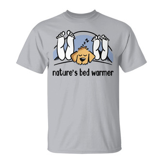 Personalized Goldendoodle Dog Bed Warmer White T Shirt - Thegiftio UK