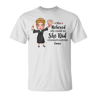 Personalized Graduation 2022 T Shirt - Thegiftio UK