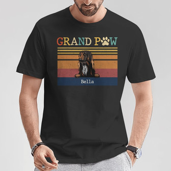 Personalized Grand Paw Dog T Shirt - Thegiftio UK