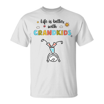 Personalized Grandkid Love Drawing T Shirt - Thegiftio UK