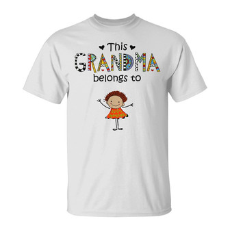 Personalized Grandma Belongs To T Shirt - Thegiftio UK