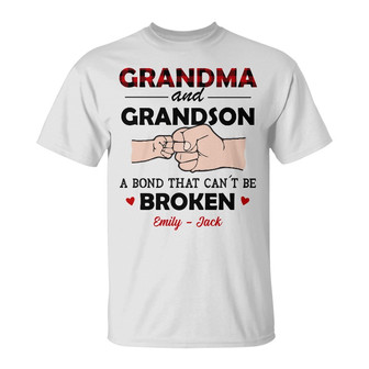 Personalized Grandma Cant Be Broken T Shirt - Thegiftio UK