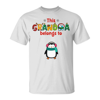 Personalized Grandma Christmas T Shirt - Thegiftio UK