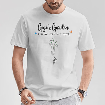 Personalized Grandma Garden T Shirt - Thegiftio UK