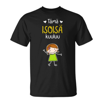 Personalized Grandma Grandpa Belongs Finnish Isoisä Isoäiti T Shirt - Thegiftio UK