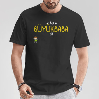 Personalized Grandma Grandpa Belongs Turkish Büyük anne büyükbaba T Shirt - Thegiftio UK