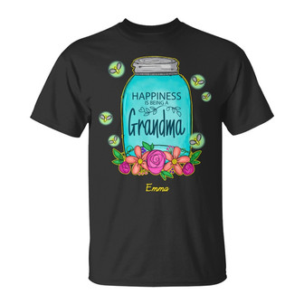 Personalized Grandma Jar T Shirt - Thegiftio UK