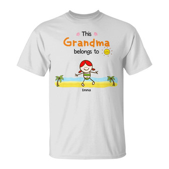 Personalized Grandma Mom T Shirt - Thegiftio UK