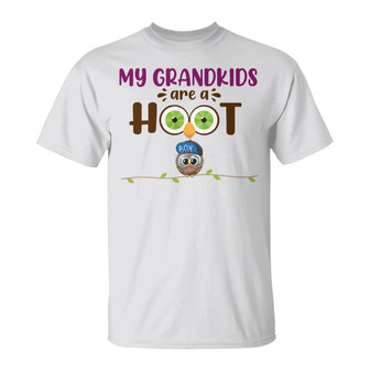 Personalized Grandma Owl White T Shirt - Thegiftio UK