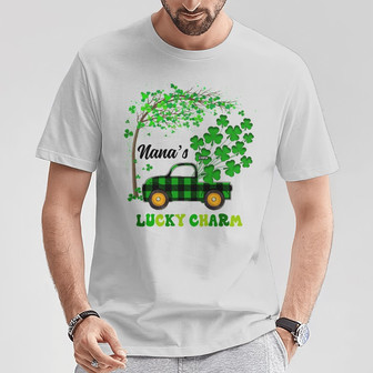 Personalized Birthday Gift, Family Gift, Gift For Grandma, Nana's Lucky Charm T Shirt - Thegiftio UK