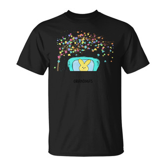 Personalized Grandma Peeps Easter Dark T Shirt - Thegiftio UK