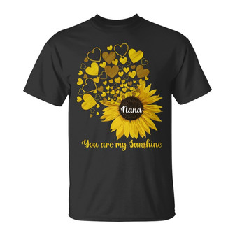 Personalized Grandma Sunflower Little Sunshine T Shirt - Thegiftio UK