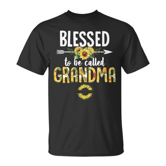 Personalized Grandma Sunflower T Shirt - Thegiftio UK