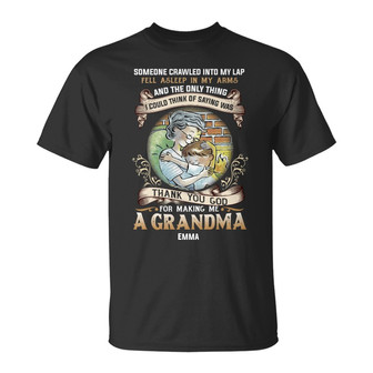 Personalized Grandma Thank You God T Shirt - Thegiftio UK
