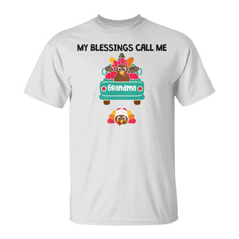 Personalized Grandma Turkey Thanksgiving Christmas T Shirt - Thegiftio UK