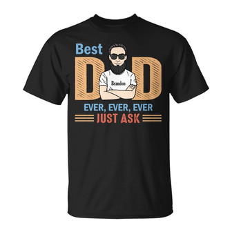Personalized Grandpa Dad T Shirt - Thegiftio UK