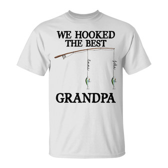 Personalized Grandpa Fishing T Shirt - Thegiftio UK
