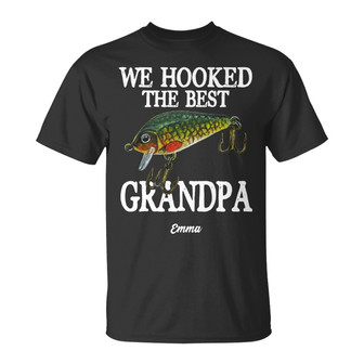 Personalized Grandpa Fishing T Shirt - Thegiftio UK