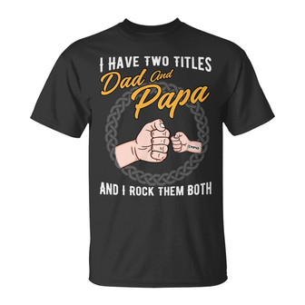 Personalized Grandpa T Shirt - Thegiftio UK