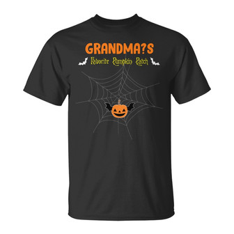 Personalized Halloween Grandma Pumpkin Patch T Shirt - Thegiftio UK