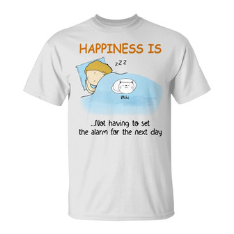 Personalized Happiness Is Cat T Shirt - Thegiftio UK
