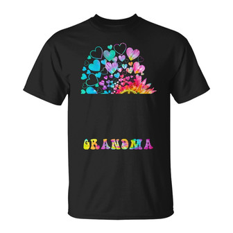 Personalized Hippie Mom Grandma T Shirt - Thegiftio UK