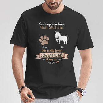Personalized Horse And Dog T Shirt - Thegiftio UK
