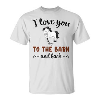 Personalized Horse To The Barn T Shirt - Thegiftio UK