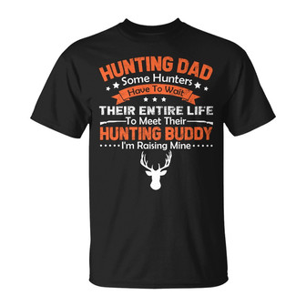 Personalized Hunting Buddy Dad Grandpa T Shirt - Thegiftio UK