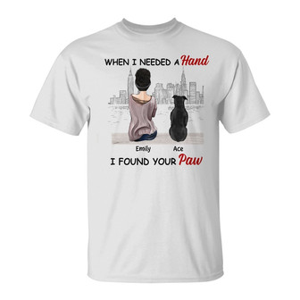 Personalized I Found Your Paws Dog T Shirt - Thegiftio UK