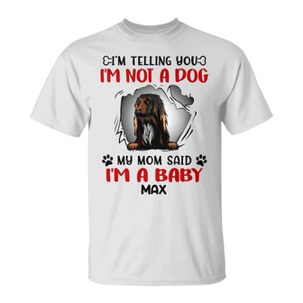 Personalized I'm A Baby Dog T Shirt - Thegiftio UK
