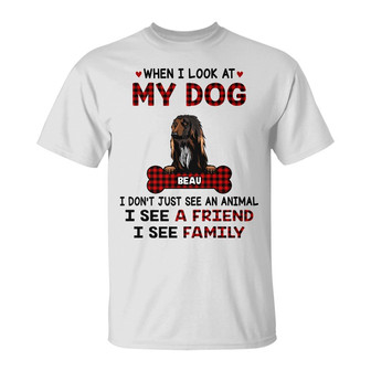 Personalized I See Dog Friend Family T Shirt - Thegiftio UK