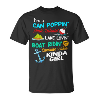 Personalized Lake Fishing Kinda Girl T Shirt - Thegiftio UK
