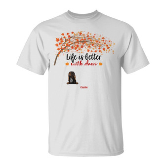 Personalized Life Is Better With Dog Fall Halloween T Shirt - Thegiftio UK