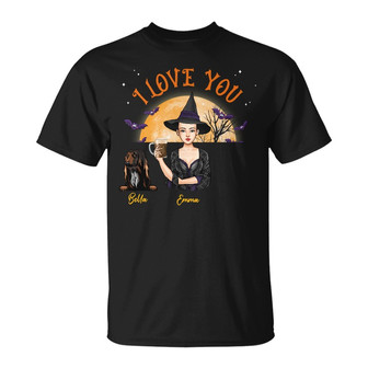 Personalized Love Dog Fall Halloween T Shirt - Thegiftio UK