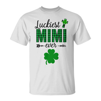 Personalized Luckiest Grandma Ever T Shirt - Thegiftio UK