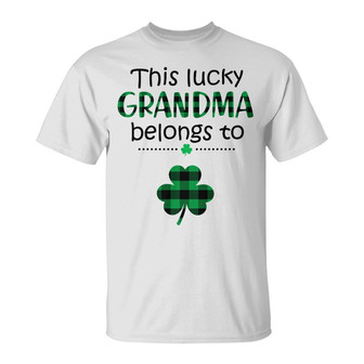 Personalized Lucky Grandma Nana Irish St Patrick's Day T Shirt - Thegiftio UK