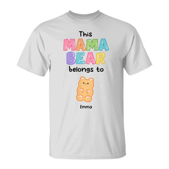 Personalized Mama Bear T Shirt - Thegiftio UK