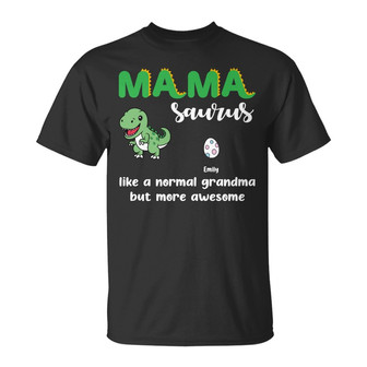 Personalized Mamasaurus Mom Nanasaurus Grandma T Shirt - Thegiftio UK