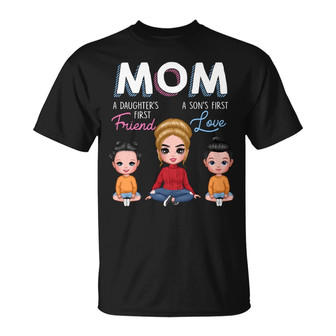 Personalized Mom Daughter Son T Shirt - Thegiftio UK