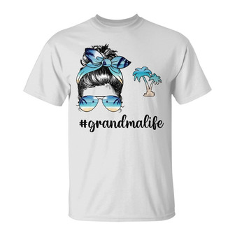 Personalized Mom Grandma Beach T Shirt - Thegiftio UK