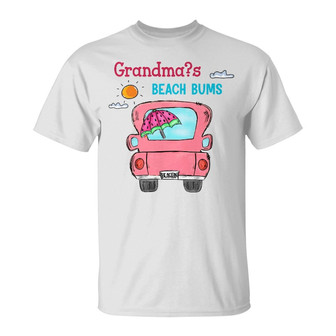 Personalized Mom Grandma Beach T Shirt - Thegiftio UK