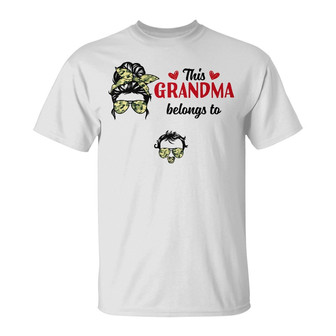 Personalized Mom Grandma Belongs To T Shirt - Thegiftio UK