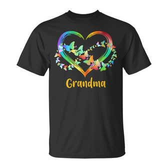 Personalized Mom Grandma Butterfly T Shirt - Thegiftio UK