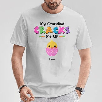 Personalized Mom Grandma Chicken Peeps Easter T Shirt - Thegiftio UK