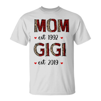 Personalized Mothers Day, Mom Grandma Christmas T Shirt - Thegiftio UK